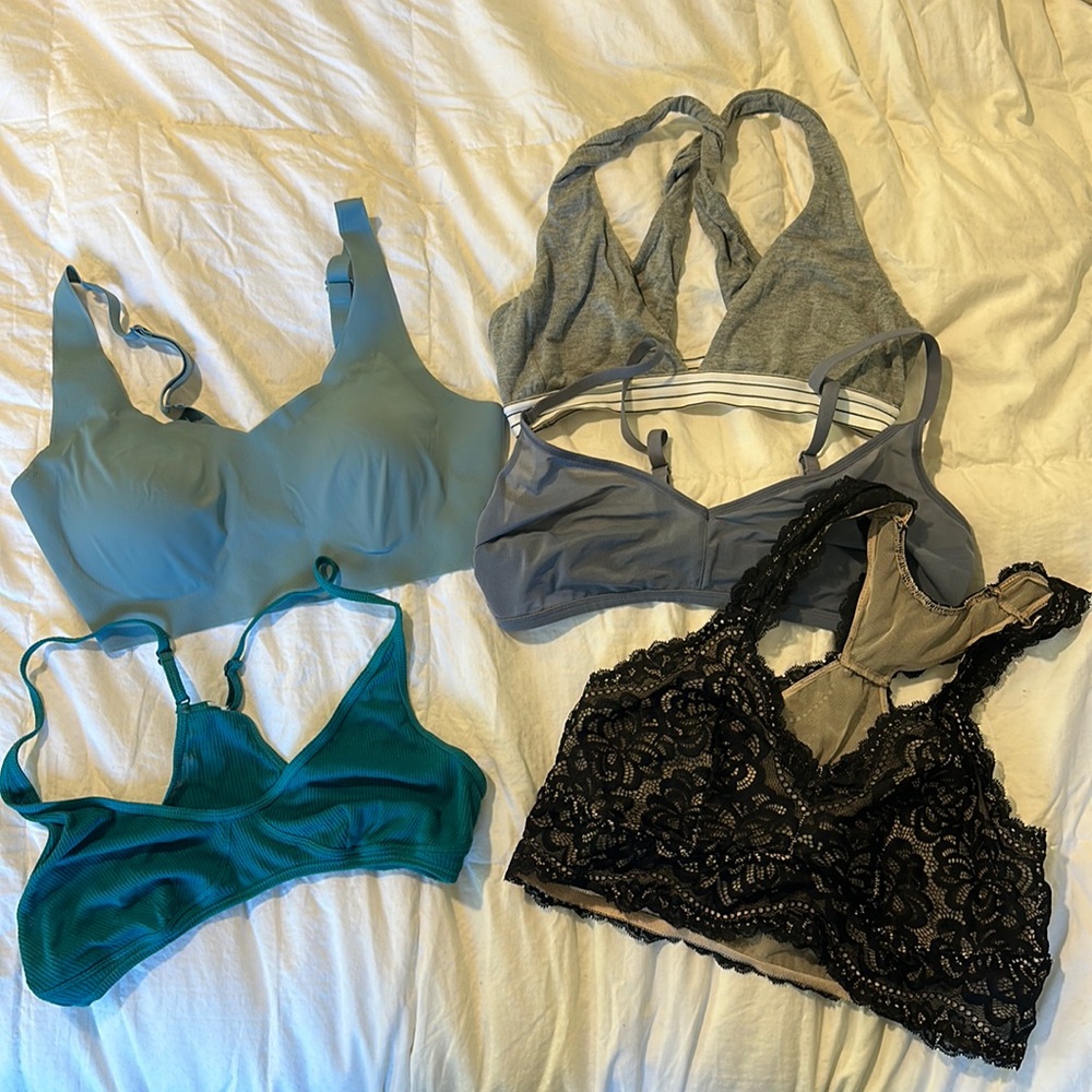 ✨LOT 5 Bra Bralette Bundle M L LOT✨